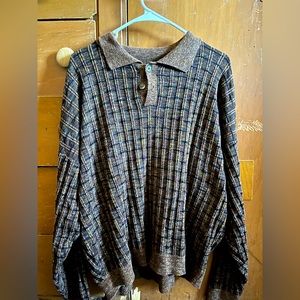 Collared long-sleeve medium sized L. Etienne Pour Homme shirt